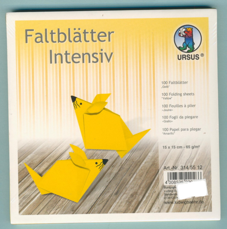 3145512_Faltblätter-Intensiv-15x15cm-gelb-100-Stück-65g