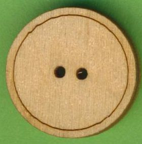 buh0120 Holzknopf Rund 20mm