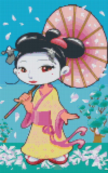 808052 Pixelhobby Klassik Set Geisha