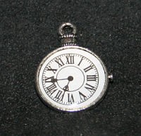 Metallteil Uhr platin ca. 20mm