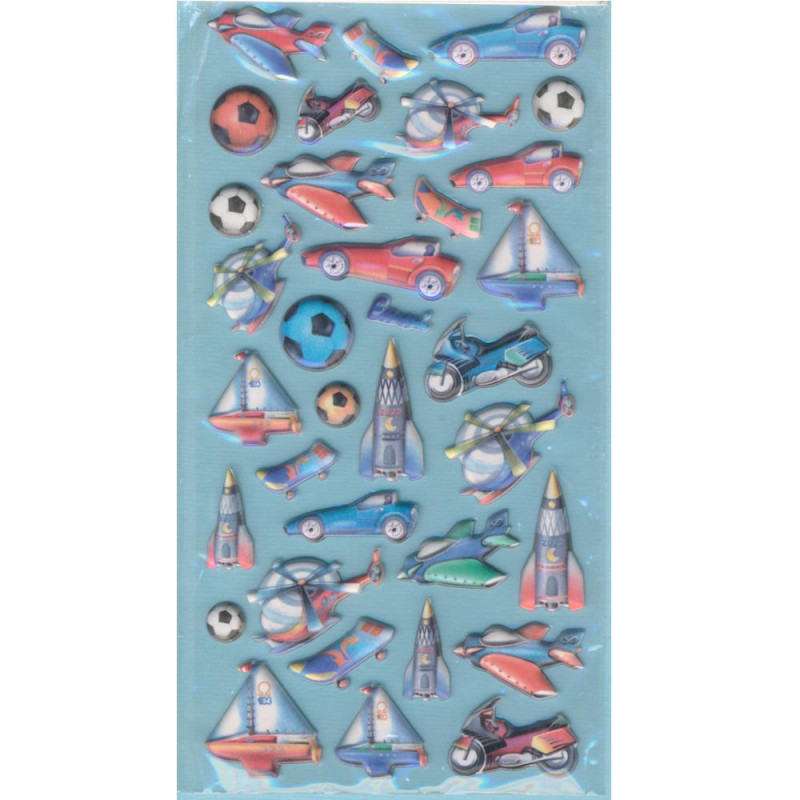 3451134 Creapop Softysticker Fahrzeuge Hobbys