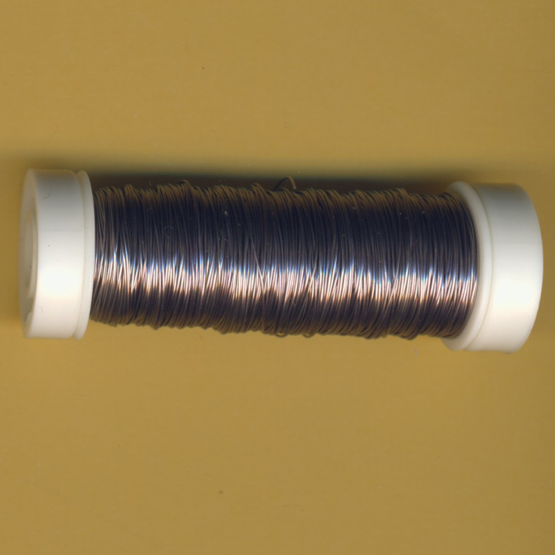 12253020 Schmuck Häkeldraht 0,3mm flieder metallic 50m Spule in SB-Beutel