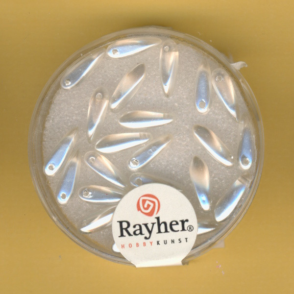 14461100 Crystal Renaissance Perlen Reiskorn 3x11mm schneeweiß