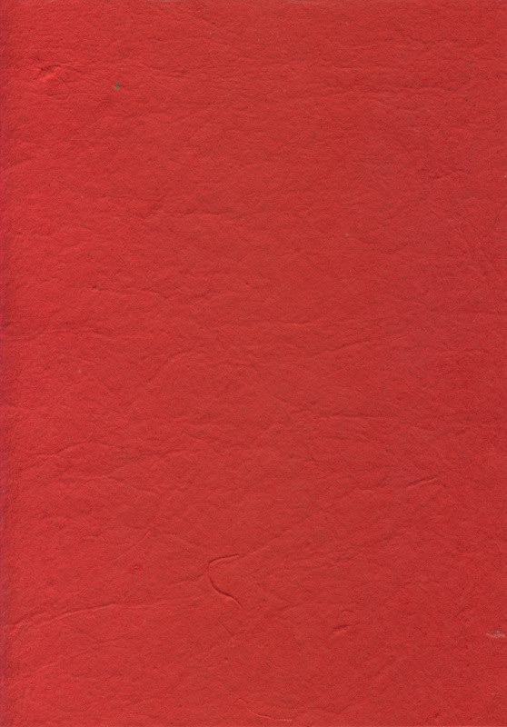 202025 Handgeschöpftes Naturpapier A4 rot