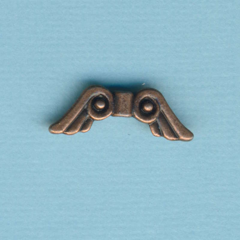 2480304 Metallzierteil Flügel 20mm kupfer