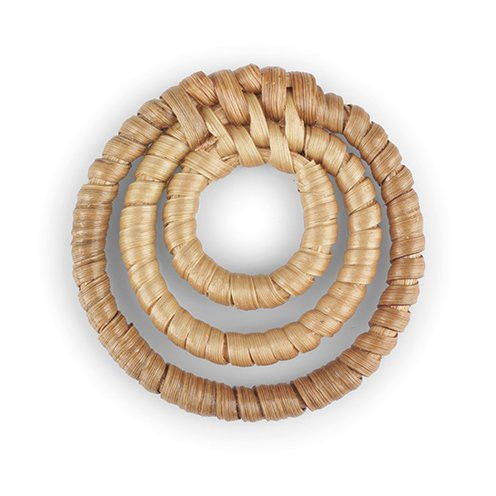 3489001 Makramee Holzring natur 42x40mm