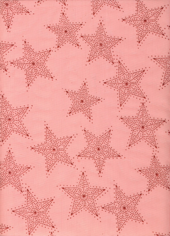 3981612 Vlies Sterne rot glitter