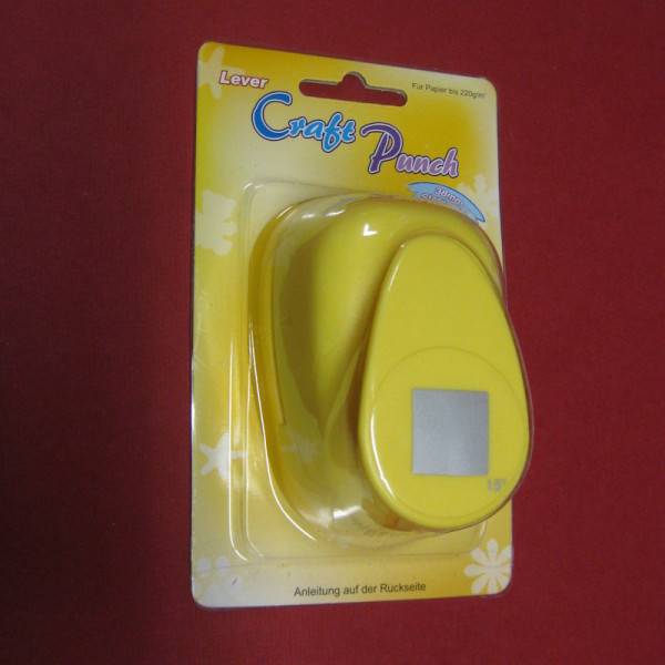 1826-125 Craft Punch Motivlocher Quadrat 25mm