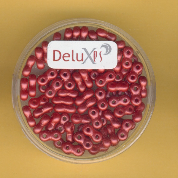 9696-06234 Infinity Beads 3x6mm rot 5,5g