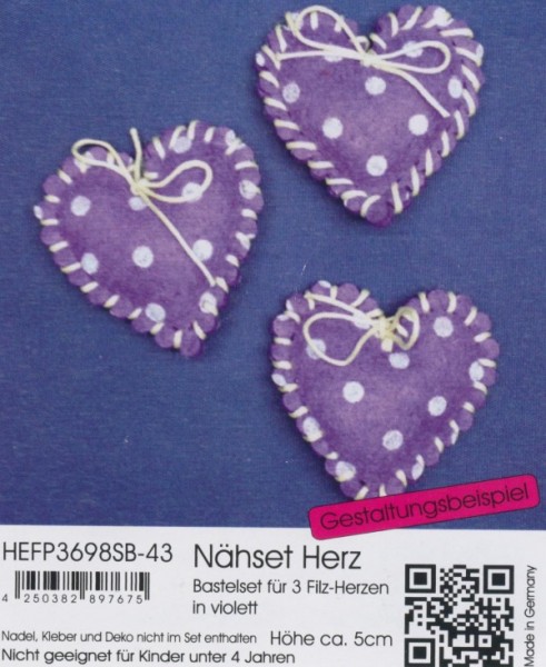 hefp3698sb43_Filz-Nähset-Herz-violett-5cm