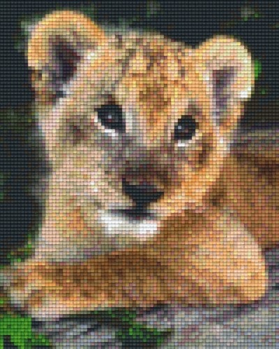 804158 Pixelhobby Klassik Set Leopardenbaby