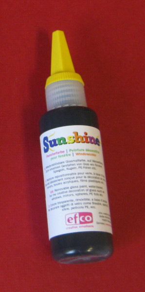 9380089 Sunshine Window Color Fensterfarbe schwarz 50ml