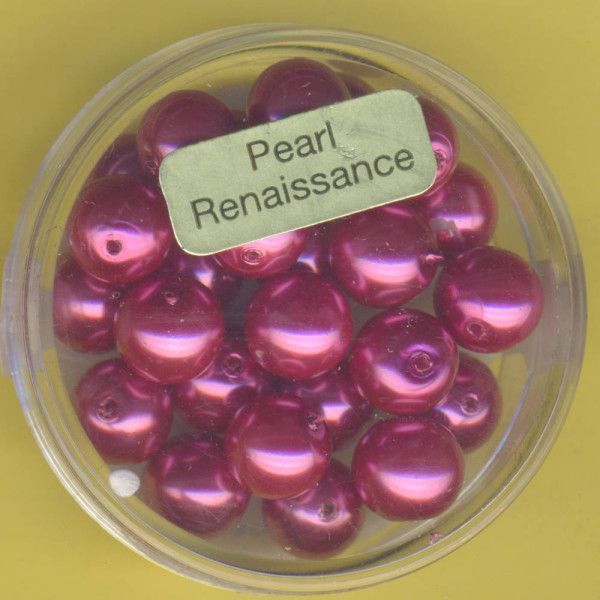 0760-08334 Glaswachsperlen 8mm pink 25 Stück