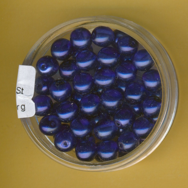 06069502 Crystal Renaissance Perlen 6mm dunkelblau 50 Stück