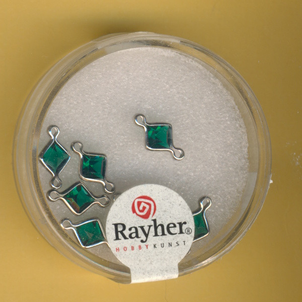 14296438 Swarovski Accessoires Raute 11mm grün 8 Stück