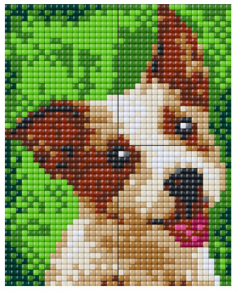 px4204021 Pixelhobby XL 4 Basisplatten Set Hund 2