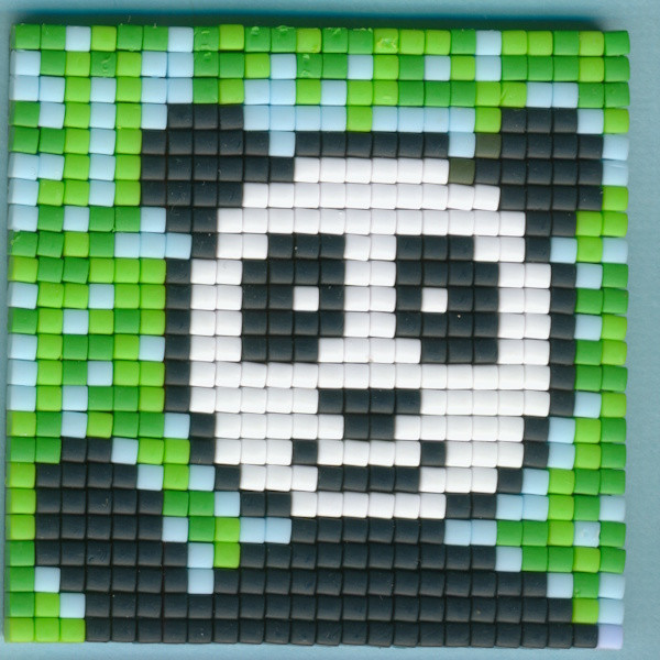 77616 Pixelhobby Klassik Set kleine Basisplatte Pandabär