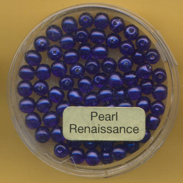 0780-04174 Crystal Renaissance Perlen 4mm dunkelblau 75 Stück