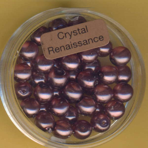 0780-06524 Crystal Renaissance Perlen 6mm helllila 40 Stück