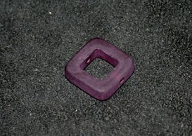 Polaris quadrat 16mm amethyst matt