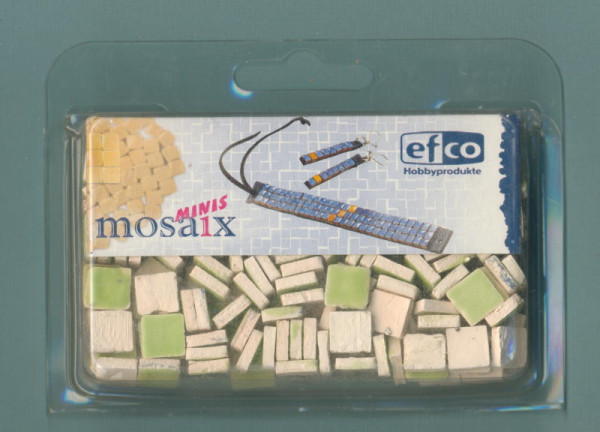 2295661 efco mosaix minis 10x10mm glasiert hellgelbgrün 70g