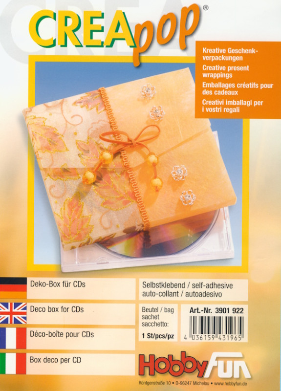 3901922 Creapop Dekobox für CDs 14,7cm