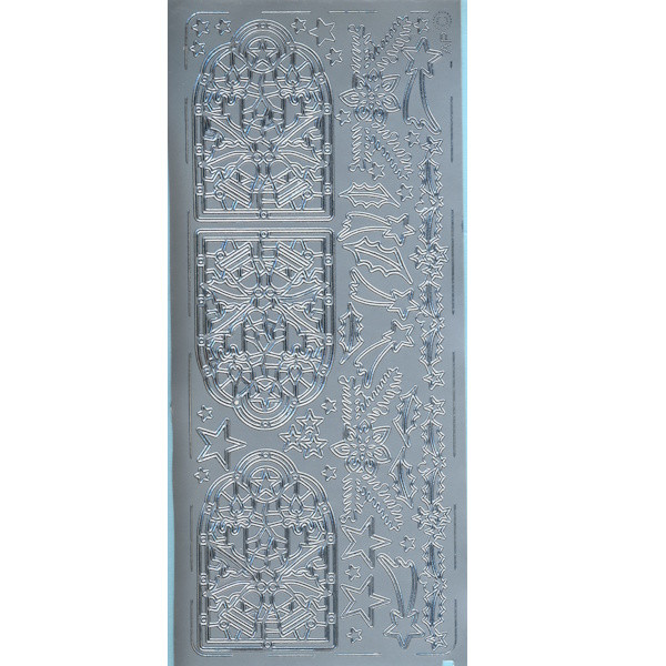 pu040s Sticker Advent silber