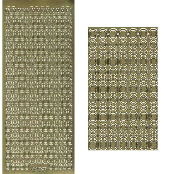 pu403g Sticker Linien 6 gold