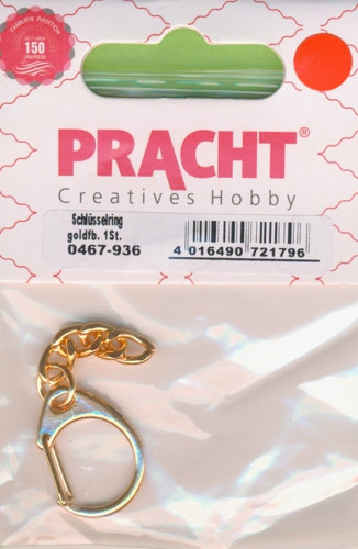 0467-936 Schlüsselring 23mm gold