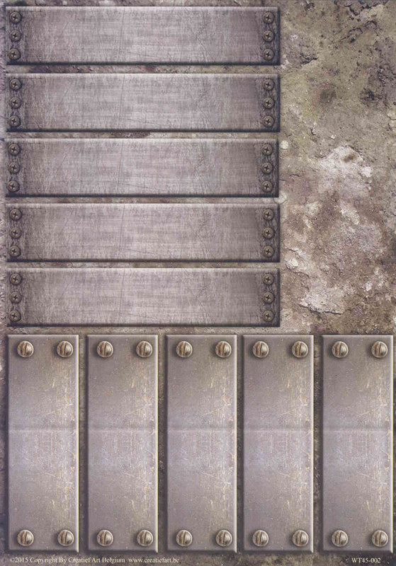 84952 Kartenkarton A4 Schilder Metallic Look