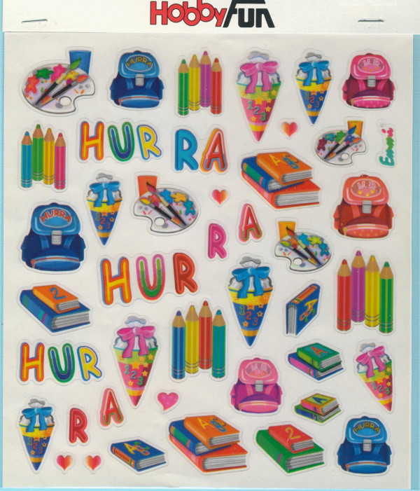 3452387 Hobby Design Sticker Schule III