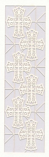 Laserstanzbogen Ornament-Kreuze