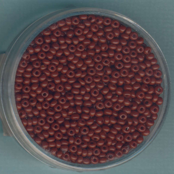 9306-114 Rocailles 2mm dunkelbraun satt 17g