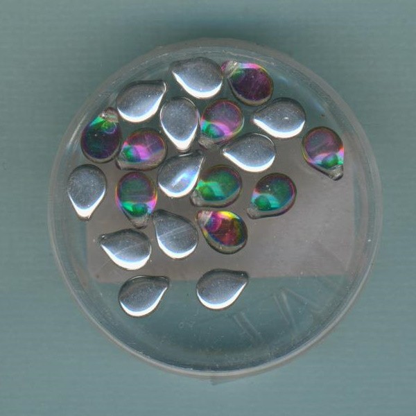 13909w_PIP-Beads-7x5mm-kristall-vitrail-grün-silber