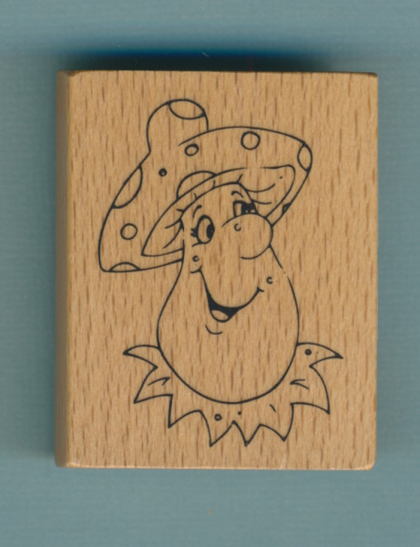 90211 Holzstempel Fliegenpilz 3,9x5cm