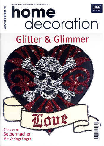232390000 Buch home decoration Glitter und Glimmer