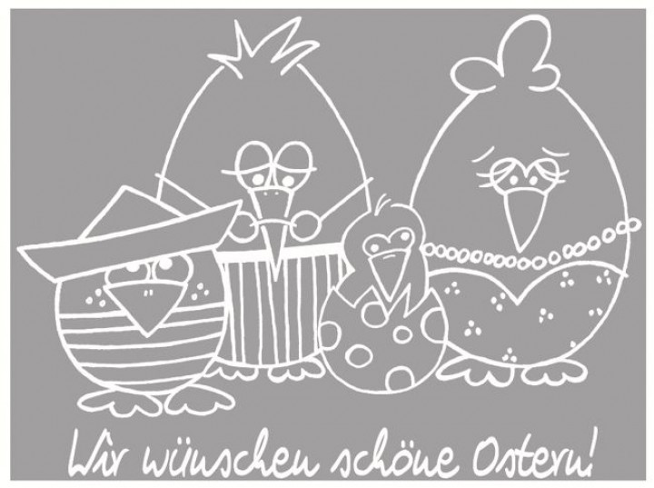 2806600 Holzstempel Wir wünschen schöne Ostern