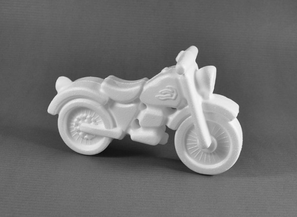 43127 Styropor Motorrad 11x17cm