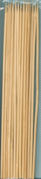 66175 Bambus Holzstäbe spitz 4mm x 30cm 20 Stück