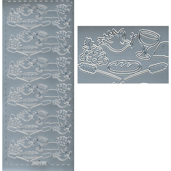 pu339s Sticker Brot und Wein 3 silber