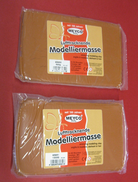 Meyco Lufttrocknende Modelliermasse terracotta