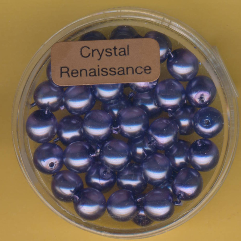 0780-06884 Crystal Renaissance Perlen 6mm violett 40 Stück