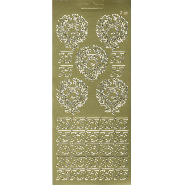 cl88g Sticker 75 gold