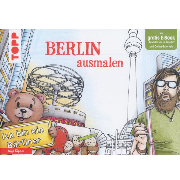 8288 Malbuch Berlin ausmalen