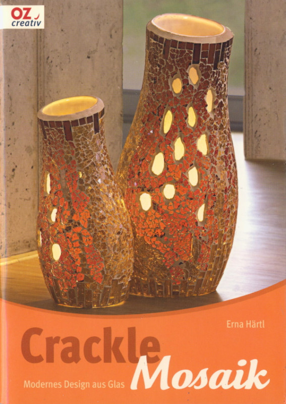 2166 Buch Crackle Mosaik Modernes Design aus Glas