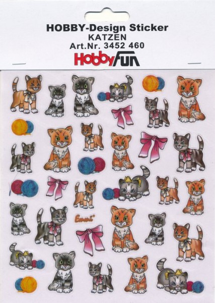 Hobby-Design Sticker Katzen