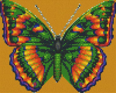 804011 Pixelhobby Klassik Set Schmetterling grün
