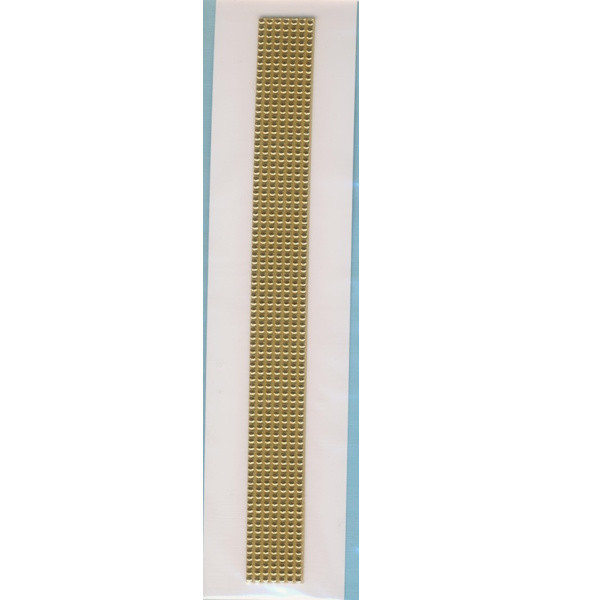 70180393 Kerzen Wachs Perlstreifen 3mm gold ca. 20cm 7 Stück