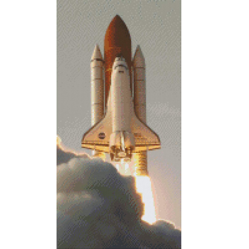 810006 Pixelhobby Klassik Set Rakete 2