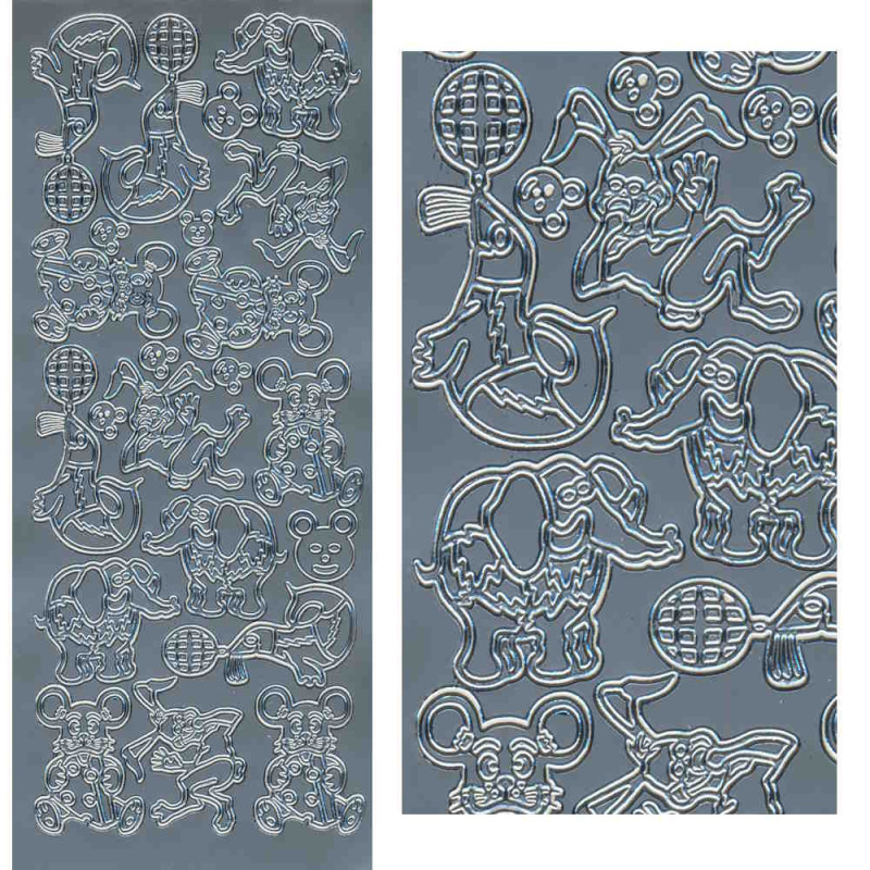 rd2016s Sticker Tiere 1 silber